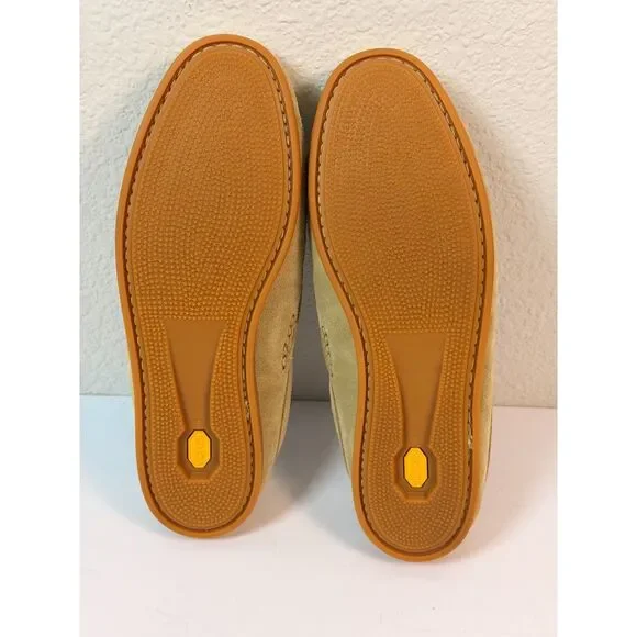 Easymoc Buckle Slip On Shoes Mens 12D Sand Suede Vibram Sole  display picture 3